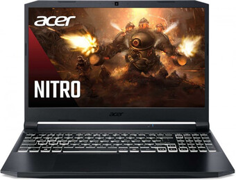Ноутбук Acer Nitro 5 AN515-45-R9UX 15.6" FHD IPS/Ryzen 7 5800H/8GB/512GB/NVIDIA GeForce RTX 3060 6GB/Endless OS/NoODD/черный (NH.QBCER.002)