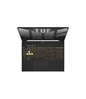 Ноутбук TUF Gaming F15 FX507ZV, Intel Core i7-12700H (3.50 ГГц), RAM 16 ГБ, SSD 512 ГБ, NVIDIA GeForce RTX 4060 для ноутбуков (8 Гб), Windows Home, (90NR0FA7-M001F0), Gray, Российская клавиатура