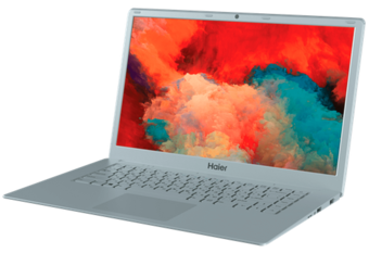 Ноутбук Haier U1500EM (Intel Celeron N4000 1100MHz/15.6"/1920x1080/4GB/64GB eMMC/Intel UHD Graphics 600/Windows 10 Home) TD0036479RU, серый